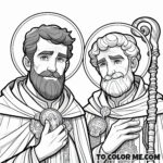 Saints Philip and James the Less: Inspirational Coloring for All Ages