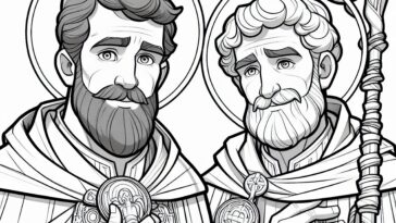 Saints Philip and James the Less: Inspirational Coloring for All Ages