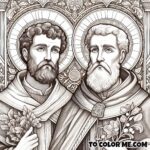 Saints Philip and James the Less: Coloring the Patrons of Faith and Devotion