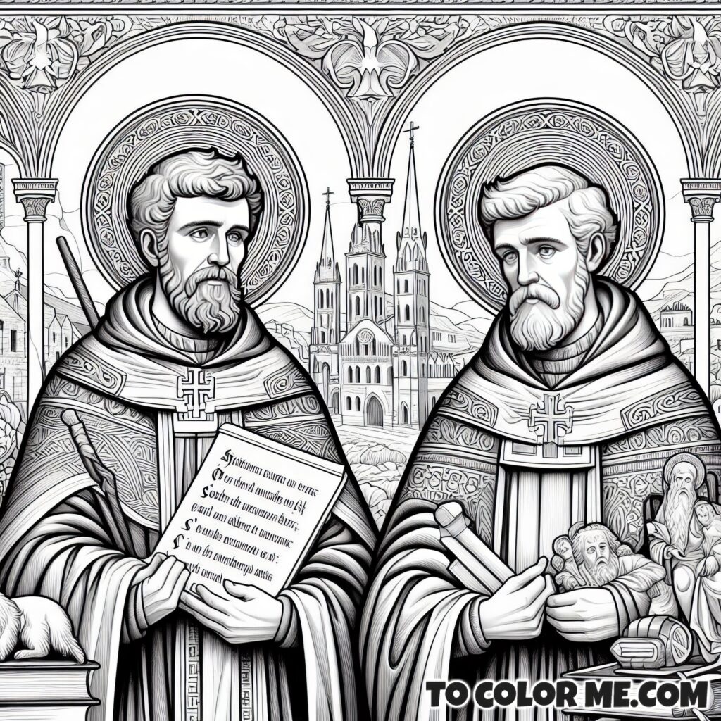 Journey Through Scripture: Saint Philip and James the Less Art for Kids