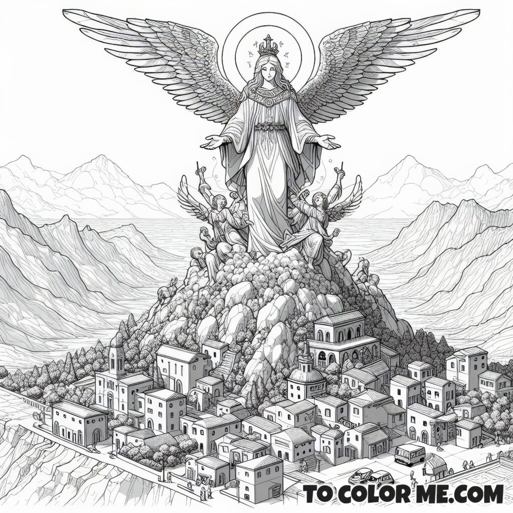 Color the Cave of Miracles: St. Michael’s Monte Gargano Story