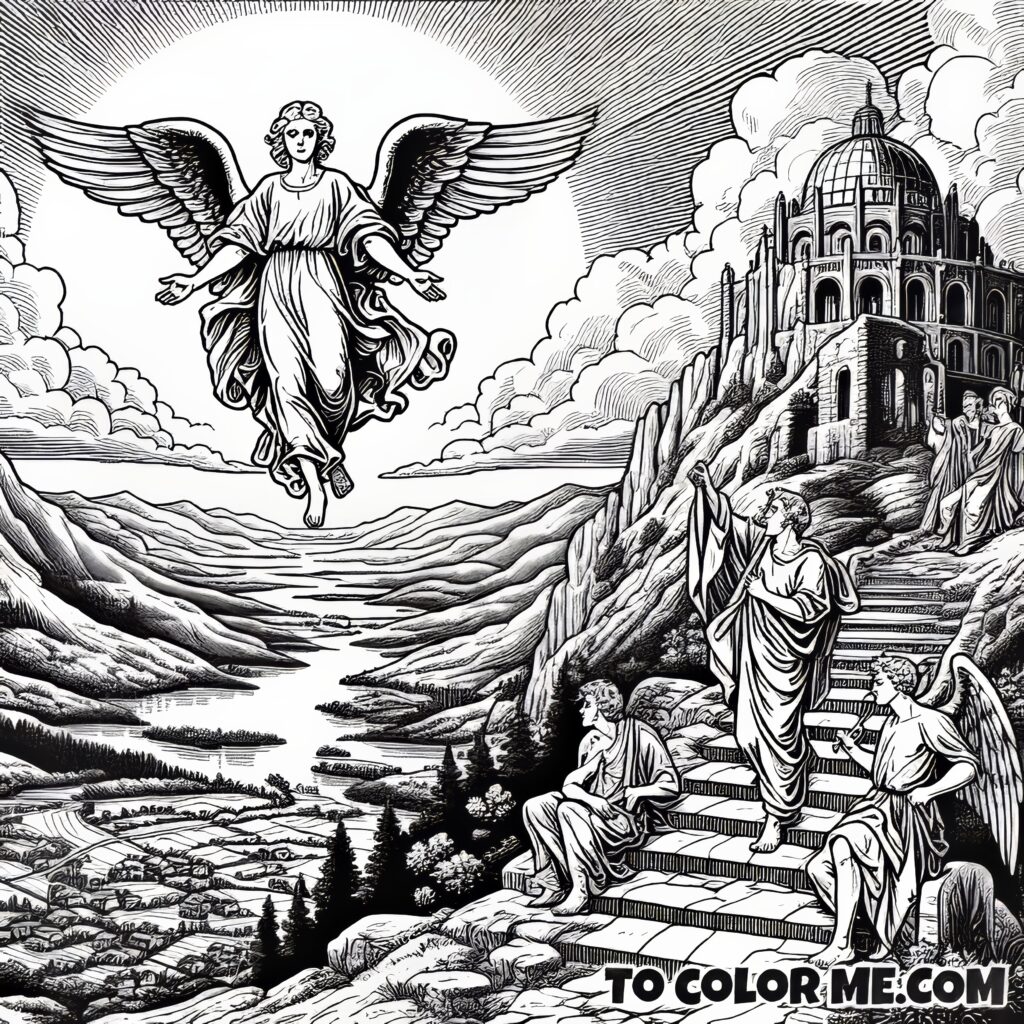 The Miracle of Monte Gargano: St. Michael’s Story to Color
