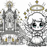 St. Michael’s Sacred Site: Coloring the Monte Gargano Apparition