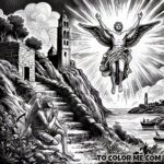 St. Michael and the Miraculous Bull: A Monte Gargano Coloring Story