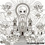 The Heavenly Warrior’s Cave: St. Michael of Monte Gargano to Color