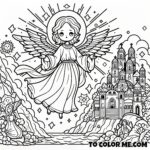 St. Michael’s Spiritual Sanctuary: Monte Gargano Coloring Book