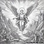 St. Michael’s Apparition: A Historical Coloring Page for the Faithful