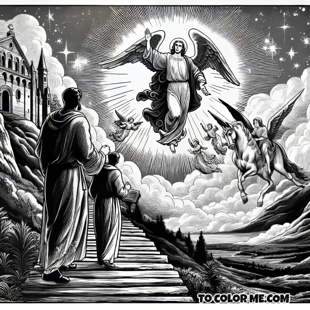 St. Michael at Monte Gargano: A Sacred Art Coloring Journey