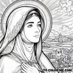 Mary of Agreda’s Coloring Pages: A Journey of Faith and Vision