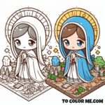 Mary of Agreda: Color the Lady in Blue’s Story