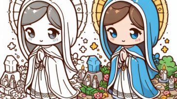 Mary of Agreda: Color the Lady in Blue’s Story