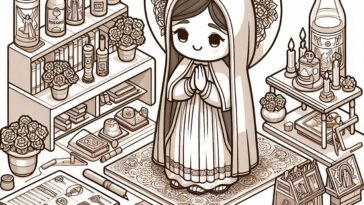 Venerable Mary of Agreda: A Spiritual Coloring Journey