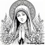 The Lady in Blue: A Coloring Tribute to Mary of Agreda