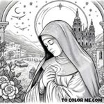 The Franciscan Mystic: Venerable Mary of Agreda to Color