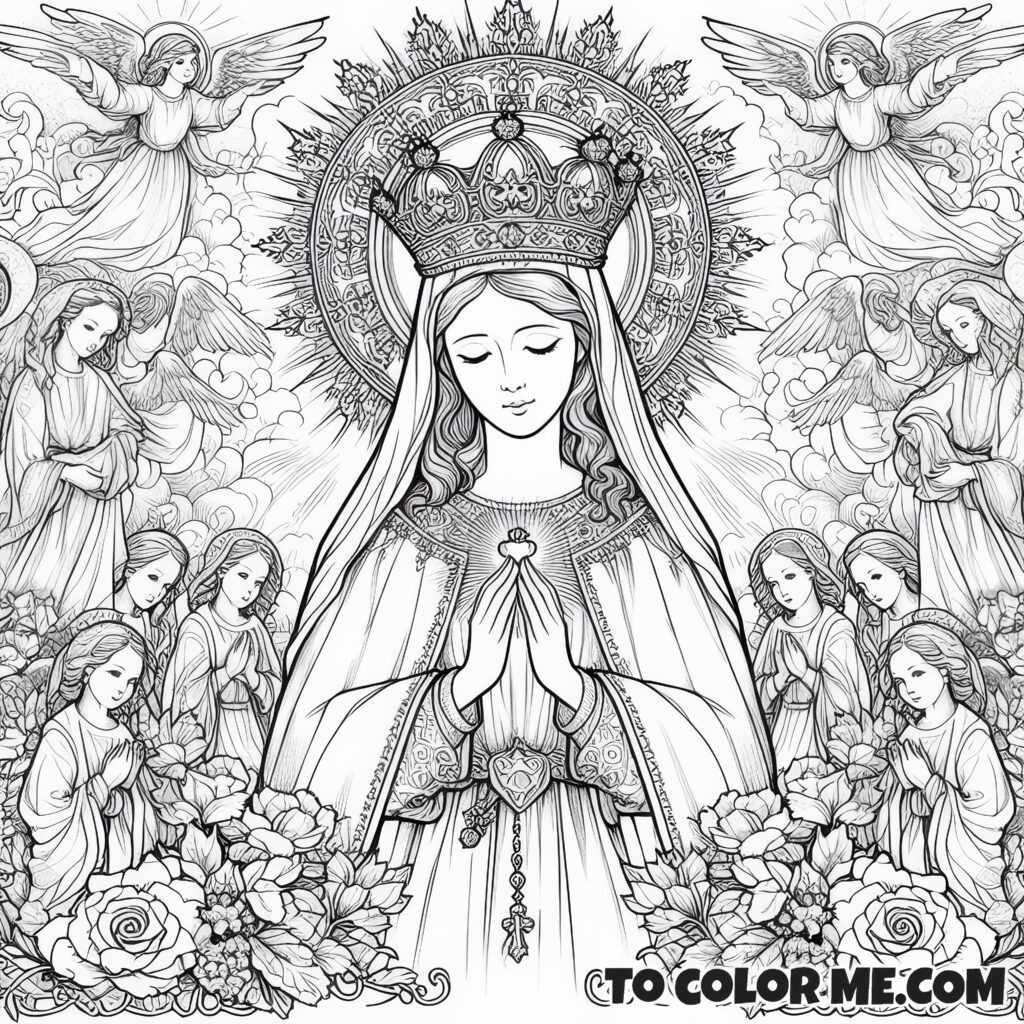 Mary’s May Miracles: Coloring the Queen of Heaven