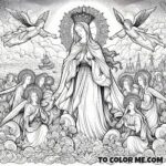 Mary’s Festive May: A Coloring Book of Heavenly Celebrations