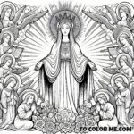 Mary, Queen of Creation: A Coloring Book for May’s Feasts