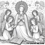 Mary’s Month of Grace: A Coloring Celebration of Her Queenship