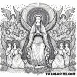 Mary, Our Lady of May: A Coloring Book of Devotion and Joy
