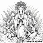The Radiant May of Mary: A Coloring Book of Queenly Joys