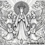 Mary’s May Majesty: Coloring Pages for the Mother of the Church