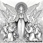 Mary’s May Crowning: A Coloring Book of Royal Feasts
