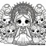 The Queen’s Joyful May: Coloring Pages of Mary’s Holy Titles