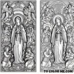 Mary’s May of Glory: A Coloring Celebration of the Queen