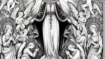 Mary’s May Garland: Coloring Pages for the Mother of Grace
