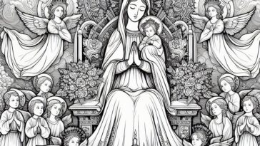 Mary’s May of Miracles: Coloring Pages for the Heavenly Queen