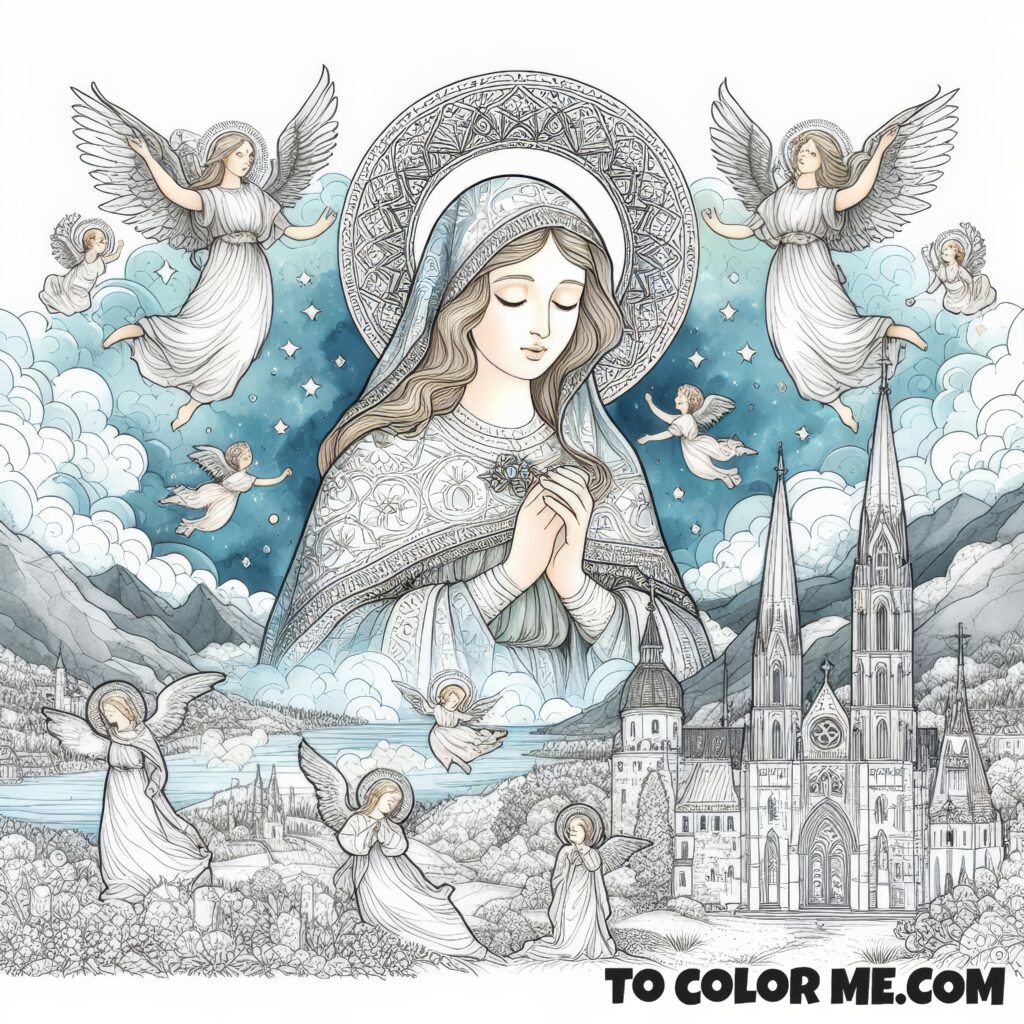 Coloring the Queen: Mary’s May Festivities Brought to Life