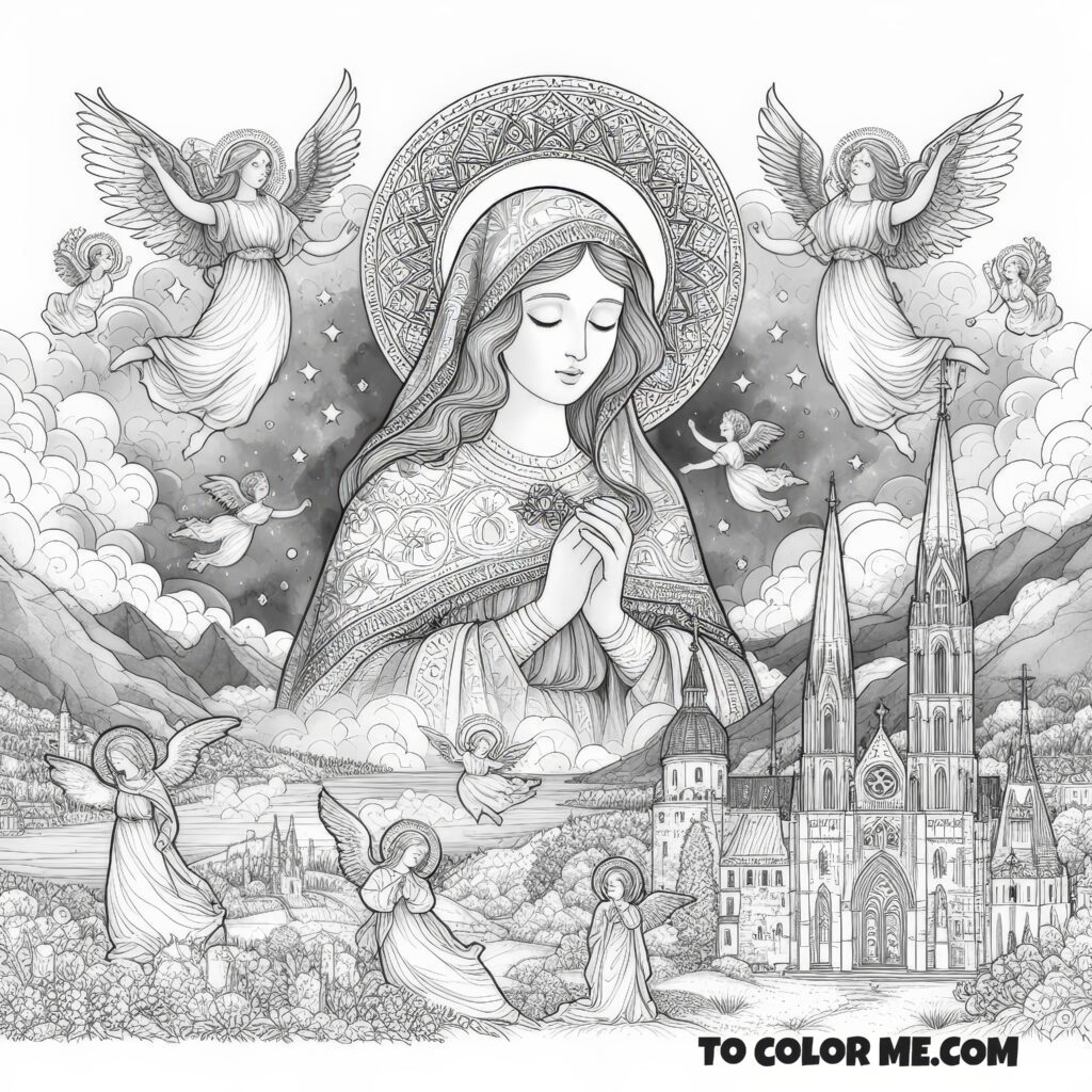 Coloring the Queen: Mary’s May Festivities Brought to Life