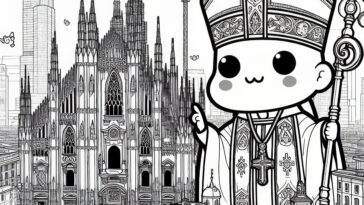 Saintly Sketches: Pope Paul VI’s Coloring Pages for Peace