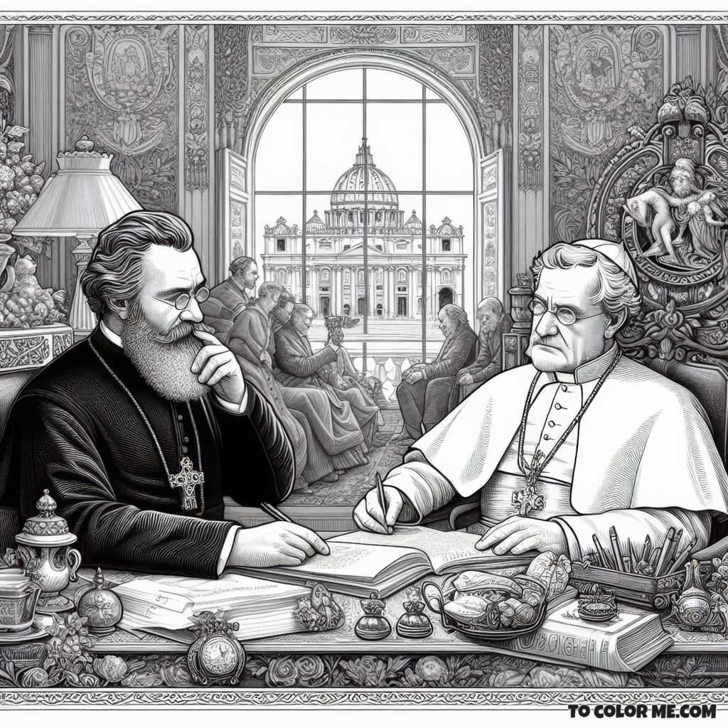 Humanae Vitae’s Author: Pope Paul VI Coloring Sheets