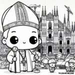 From Brescia to Papacy: Pope Paul VI’s Journey Coloring Book