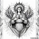 Coloring Devotion: The Immaculate Heart of Mary