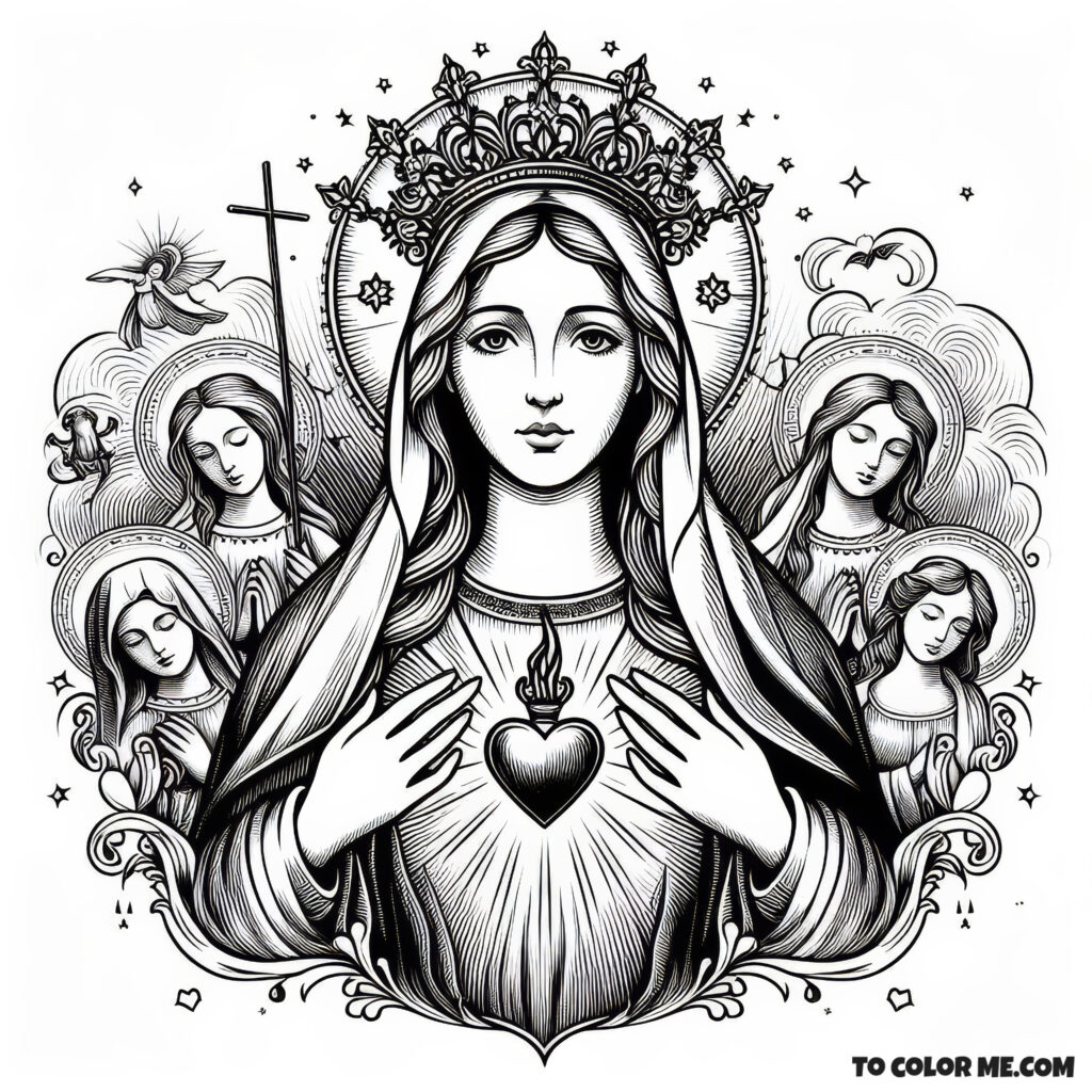 Spiritual Palette: The Immaculate Heart of Mary’s Universal Feast