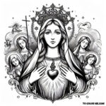 Spiritual Palette: The Immaculate Heart of Mary’s Universal Feast
