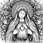 Coloring the Litany: Mary’s Heart of Tenderness and Pity