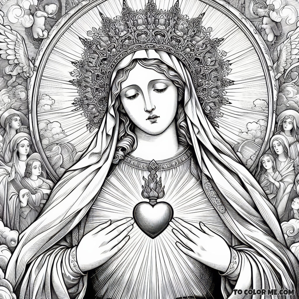 Colorful Refuge: The Immaculate Heart as Our Haven