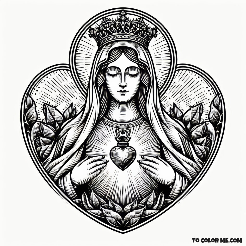 Marian Consecration: Coloring the Immaculate Heart