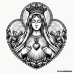 Marian Consecration: Coloring the Immaculate Heart