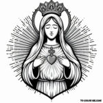 Immaculate Heart of Mary: A Coloring Pilgrimage