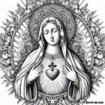 Coloring the Heart of Mercy: Mary’s 1945 Consecration