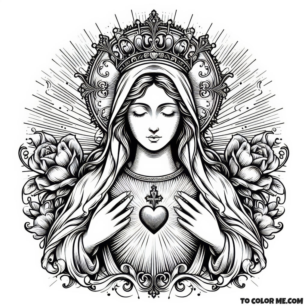 Colorful Consecration: The Immaculate Heart