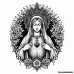 The Heart of the Mother: 1945 Coloring Edition