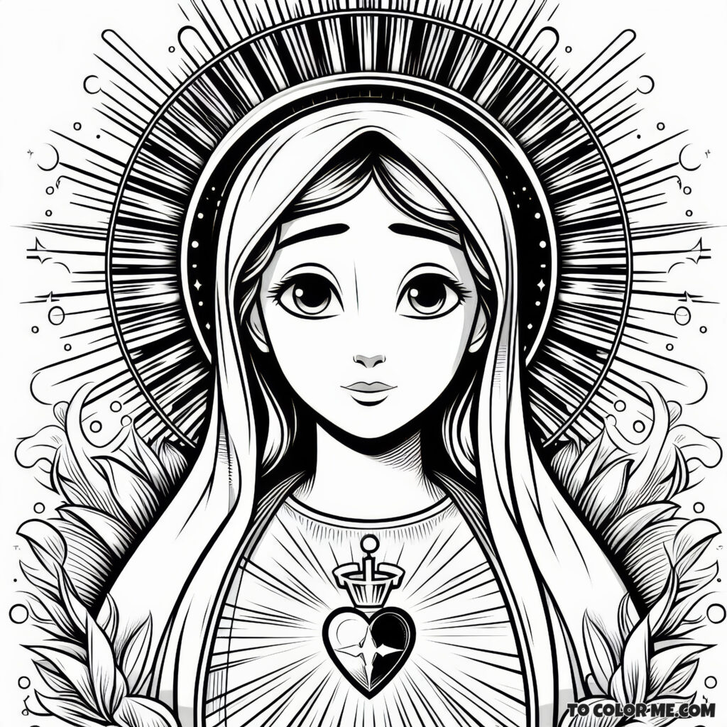 1945’s Heart of Hope: Coloring the Immaculate Mary