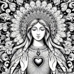 Divine Refuge: Coloring the Immaculate Heart