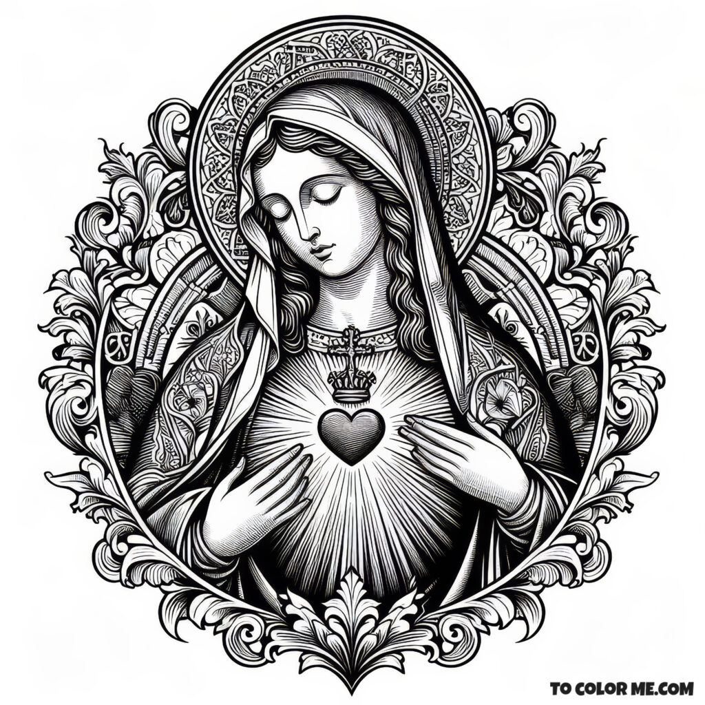 Colorful Consecration: Mary’s Heart