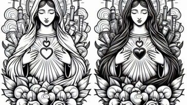 Coloring the Heart of the Mother: Mary